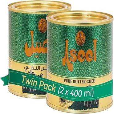 Aseel Pure Butter Ghee 2 x 400 Gm, 12 Pieces Per Carton